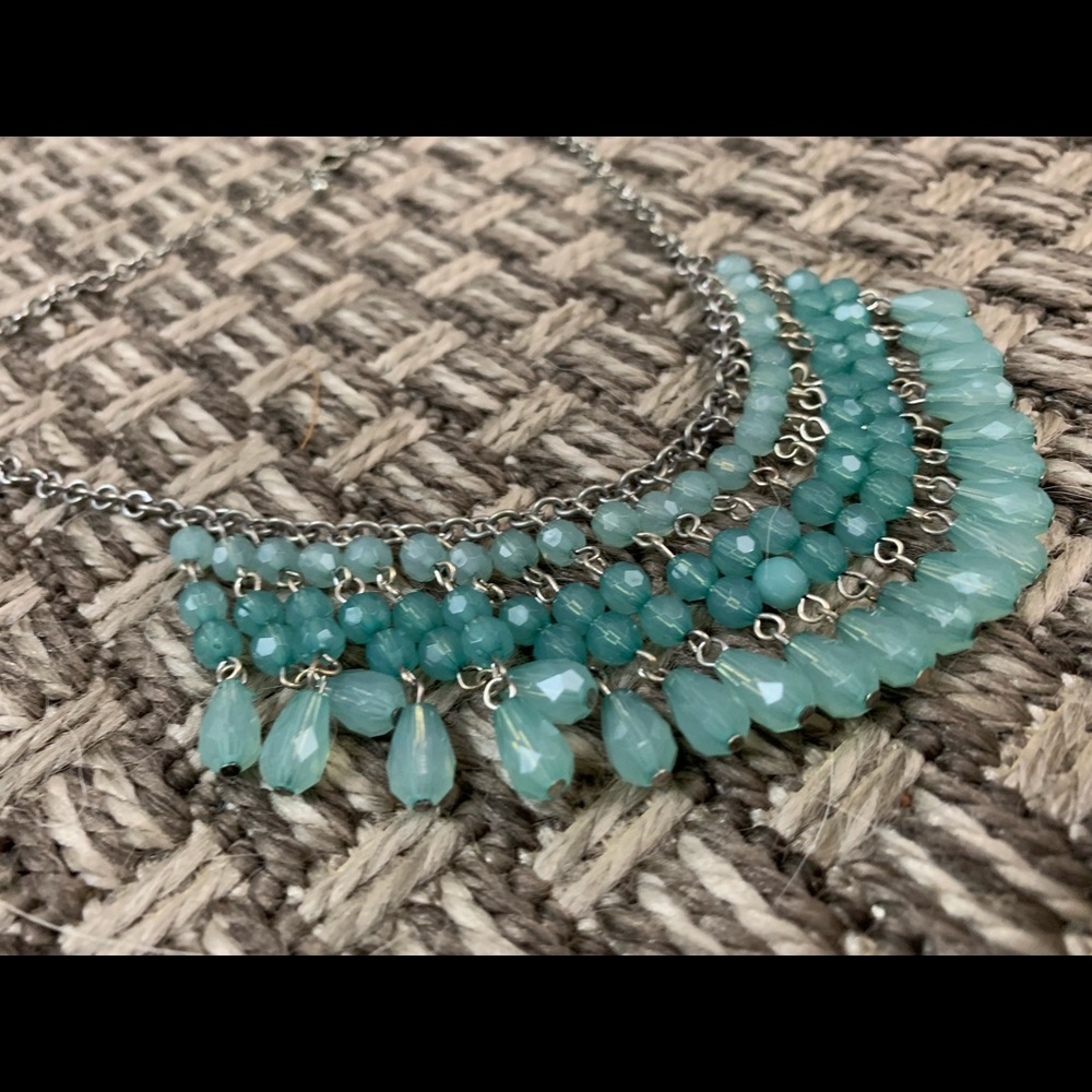 Blue necklace